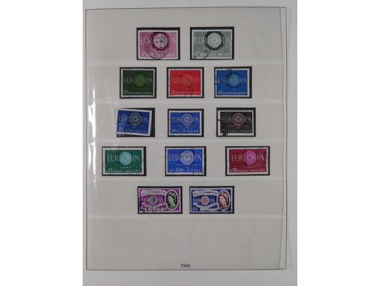 1949/79, postfrische und zusätzlich gestempelte Sammlung, in den Hauptnummern komplett, einschließlich Vor- und Mitläufern, d