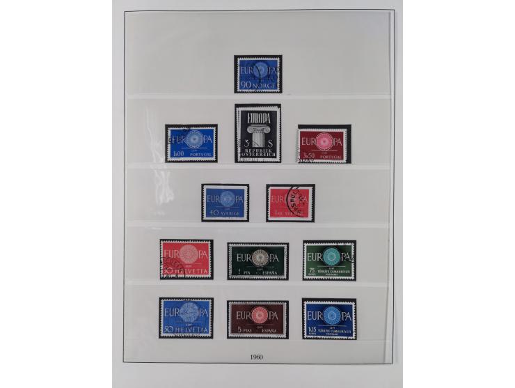 1949/79, postfrische und zusätzlich gestempelte Sammlung, in den Hauptnummern komplett, einschließlich Vor- und Mitläufern, d