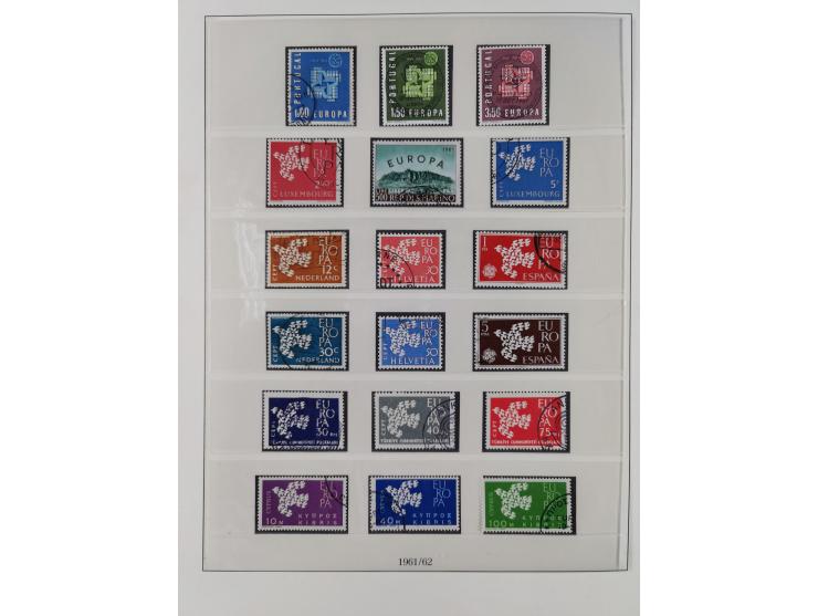 1949/79, postfrische und zusätzlich gestempelte Sammlung, in den Hauptnummern komplett, einschließlich Vor- und Mitläufern, d