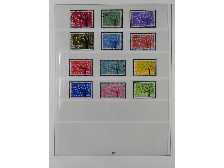 1949/79, postfrische und zusätzlich gestempelte Sammlung, in den Hauptnummern komplett, einschließlich Vor- und Mitläufern, d