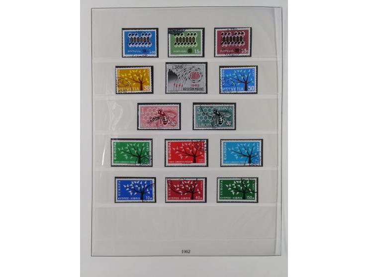 1949/79, postfrische und zusätzlich gestempelte Sammlung, in den Hauptnummern komplett, einschließlich Vor- und Mitläufern, d