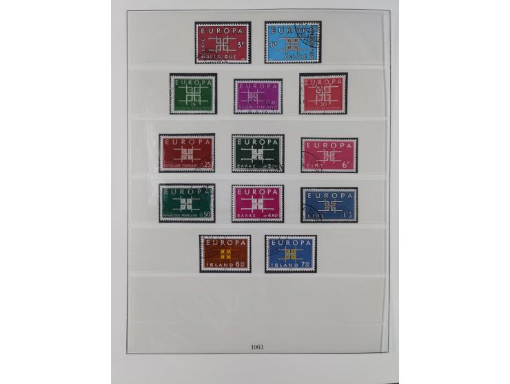 1949/79, postfrische und zusätzlich gestempelte Sammlung, in den Hauptnummern komplett, einschließlich Vor- und Mitläufern, d