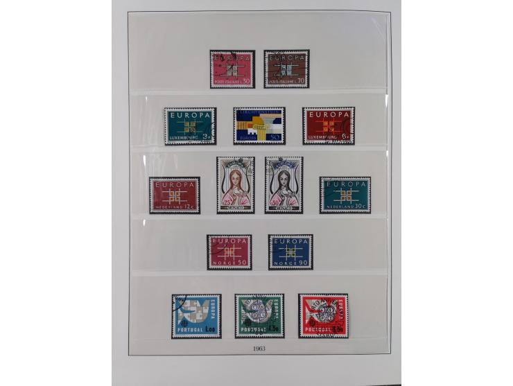 1949/79, postfrische und zusätzlich gestempelte Sammlung, in den Hauptnummern komplett, einschließlich Vor- und Mitläufern, d