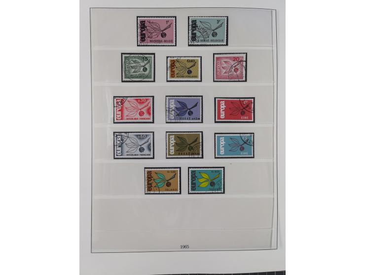 1949/79, postfrische und zusätzlich gestempelte Sammlung, in den Hauptnummern komplett, einschließlich Vor- und Mitläufern, d