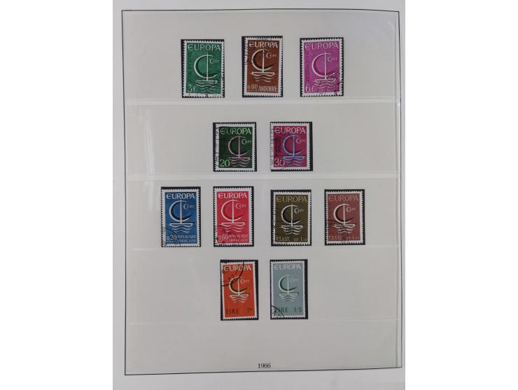 1949/79, postfrische und zusätzlich gestempelte Sammlung, in den Hauptnummern komplett, einschließlich Vor- und Mitläufern, d