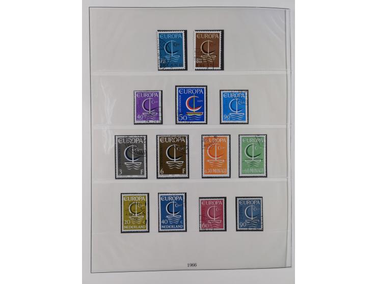 1949/79, postfrische und zusätzlich gestempelte Sammlung, in den Hauptnummern komplett, einschließlich Vor- und Mitläufern, d