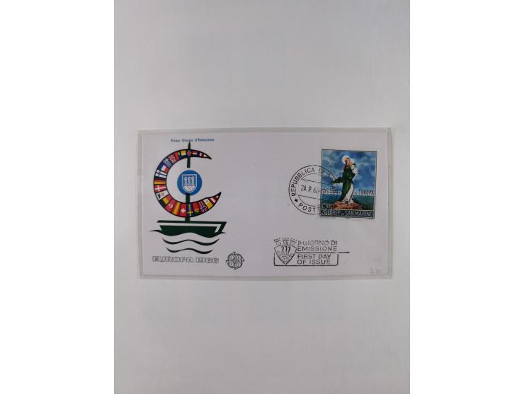 1949/79, postfrische und zusätzlich gestempelte Sammlung, in den Hauptnummern komplett, einschließlich Vor- und Mitläufern, d