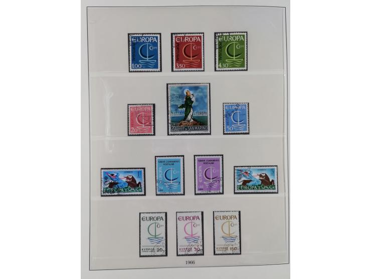 1949/79, postfrische und zusätzlich gestempelte Sammlung, in den Hauptnummern komplett, einschließlich Vor- und Mitläufern, d