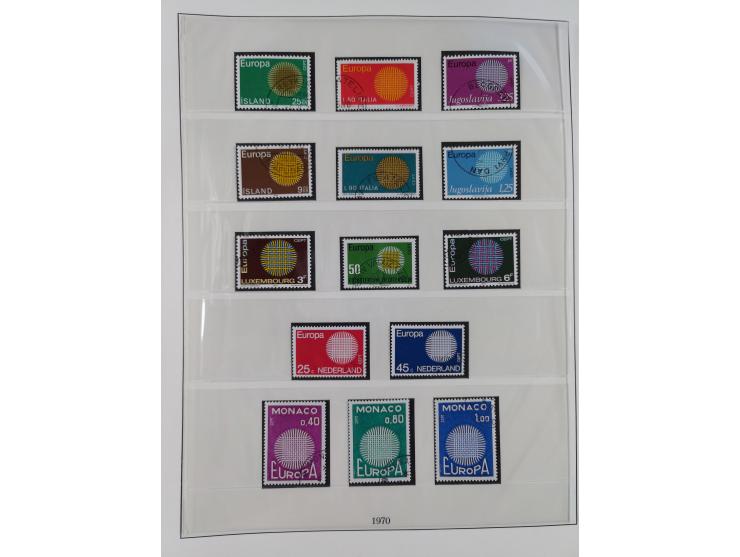 1949/79, postfrische und zusätzlich gestempelte Sammlung, in den Hauptnummern komplett, einschließlich Vor- und Mitläufern, d