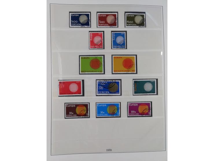 1949/79, postfrische und zusätzlich gestempelte Sammlung, in den Hauptnummern komplett, einschließlich Vor- und Mitläufern, d