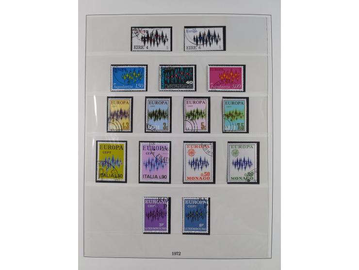 1949/79, postfrische und zusätzlich gestempelte Sammlung, in den Hauptnummern komplett, einschließlich Vor- und Mitläufern, d