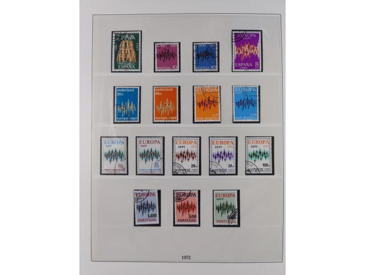 1949/79, postfrische und zusätzlich gestempelte Sammlung, in den Hauptnummern komplett, einschließlich Vor- und Mitläufern, d