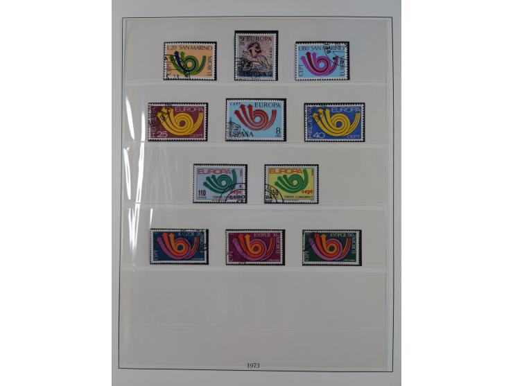 1949/79, postfrische und zusätzlich gestempelte Sammlung, in den Hauptnummern komplett, einschließlich Vor- und Mitläufern, d