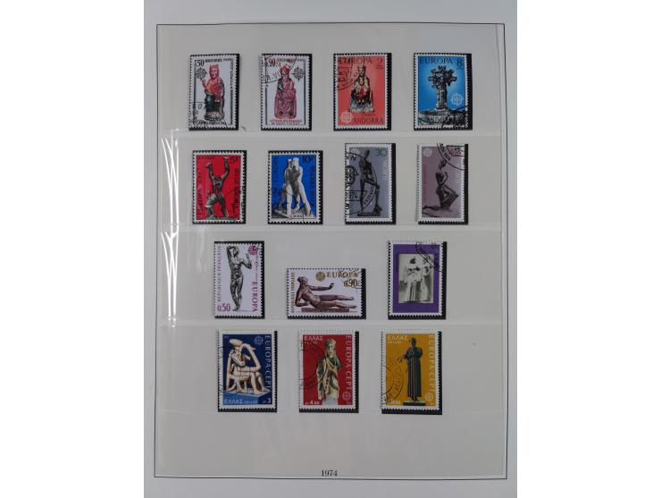 1949/79, postfrische und zusätzlich gestempelte Sammlung, in den Hauptnummern komplett, einschließlich Vor- und Mitläufern, d