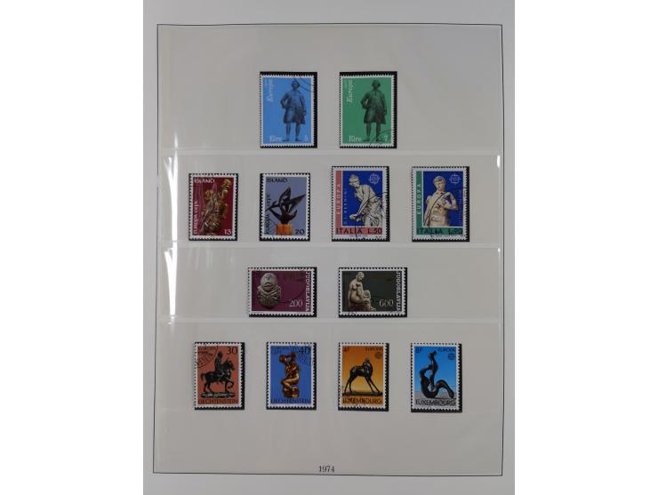 1949/79, postfrische und zusätzlich gestempelte Sammlung, in den Hauptnummern komplett, einschließlich Vor- und Mitläufern, d