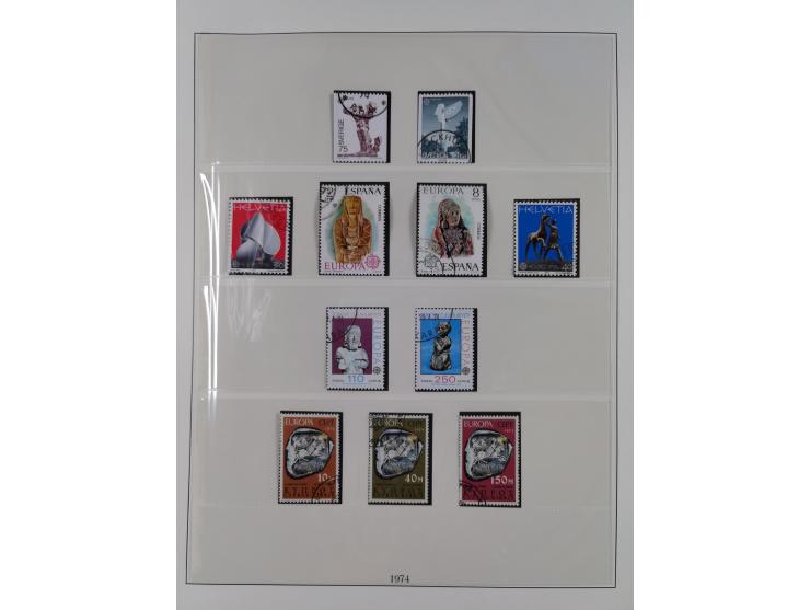 1949/79, postfrische und zusätzlich gestempelte Sammlung, in den Hauptnummern komplett, einschließlich Vor- und Mitläufern, d