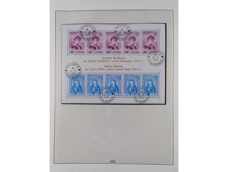 1949/79, postfrische und zusätzlich gestempelte Sammlung, in den Hauptnummern komplett, einschließlich Vor- und Mitläufern, d