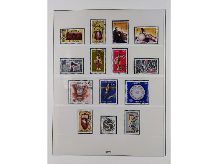 1949/79, postfrische und zusätzlich gestempelte Sammlung, in den Hauptnummern komplett, einschließlich Vor- und Mitläufern, d