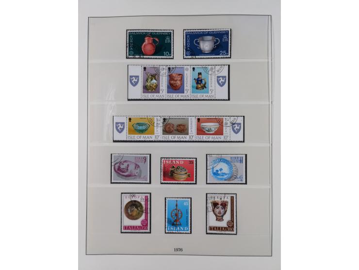 1949/79, postfrische und zusätzlich gestempelte Sammlung, in den Hauptnummern komplett, einschließlich Vor- und Mitläufern, d