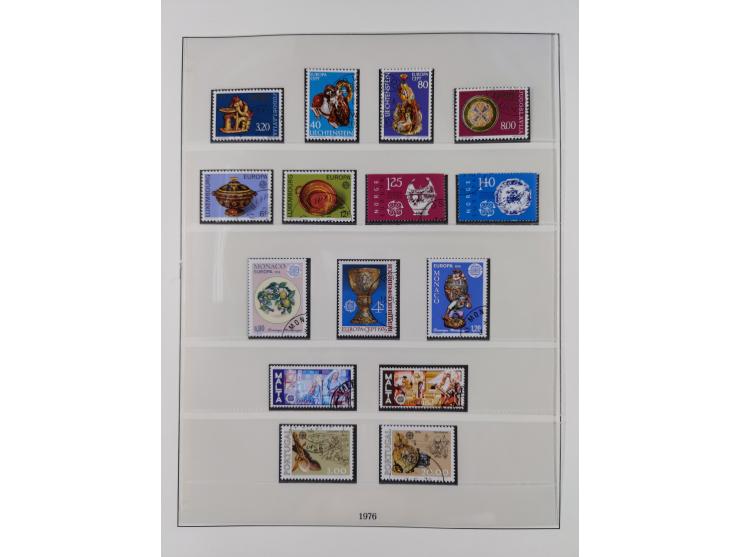 1949/79, postfrische und zusätzlich gestempelte Sammlung, in den Hauptnummern komplett, einschließlich Vor- und Mitläufern, d