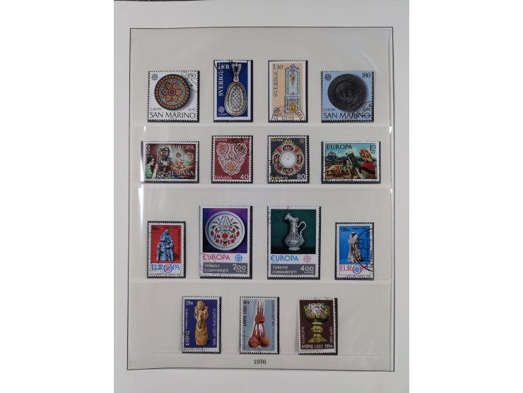 1949/79, postfrische und zusätzlich gestempelte Sammlung, in den Hauptnummern komplett, einschließlich Vor- und Mitläufern, d