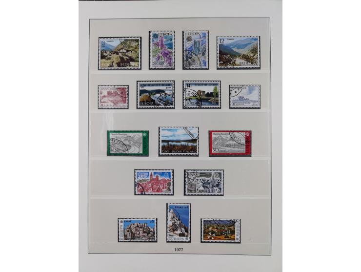 1949/79, postfrische und zusätzlich gestempelte Sammlung, in den Hauptnummern komplett, einschließlich Vor- und Mitläufern, d