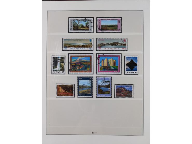 1949/79, postfrische und zusätzlich gestempelte Sammlung, in den Hauptnummern komplett, einschließlich Vor- und Mitläufern, d