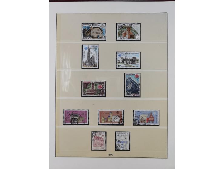 1949/79, postfrische und zusätzlich gestempelte Sammlung, in den Hauptnummern komplett, einschließlich Vor- und Mitläufern, d