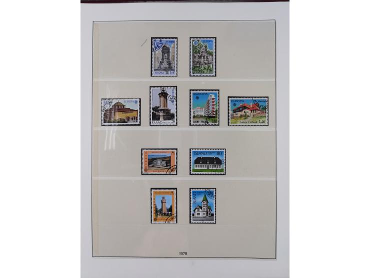 1949/79, postfrische und zusätzlich gestempelte Sammlung, in den Hauptnummern komplett, einschließlich Vor- und Mitläufern, d