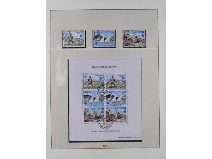 1949/79, postfrische und zusätzlich gestempelte Sammlung, in den Hauptnummern komplett, einschließlich Vor- und Mitläufern, d