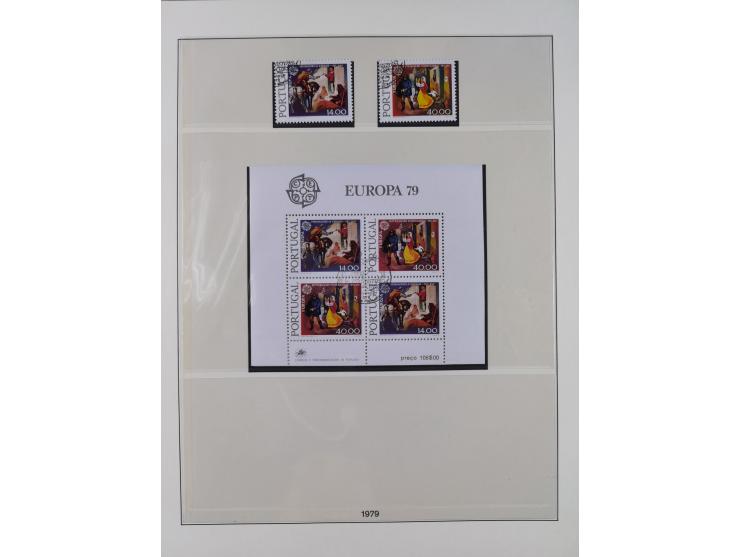 1949/79, postfrische und zusätzlich gestempelte Sammlung, in den Hauptnummern komplett, einschließlich Vor- und Mitläufern, d