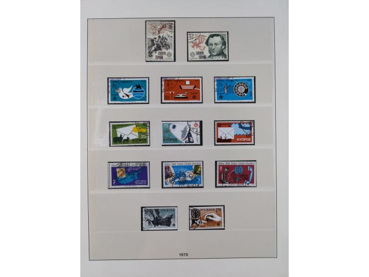 1949/79, postfrische und zusätzlich gestempelte Sammlung, in den Hauptnummern komplett, einschließlich Vor- und Mitläufern, d