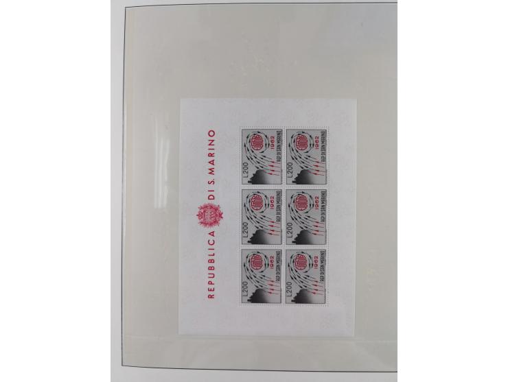 1949/79, postfrische und zusätzlich gestempelte Sammlung, in den Hauptnummern komplett, einschließlich Vor- und Mitläufern, d