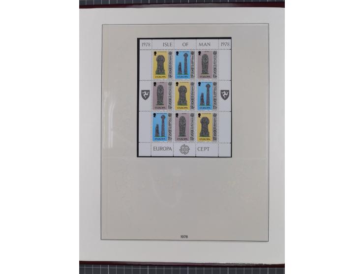 1949/79, postfrische und zusätzlich gestempelte Sammlung, in den Hauptnummern komplett, einschließlich Vor- und Mitläufern, d