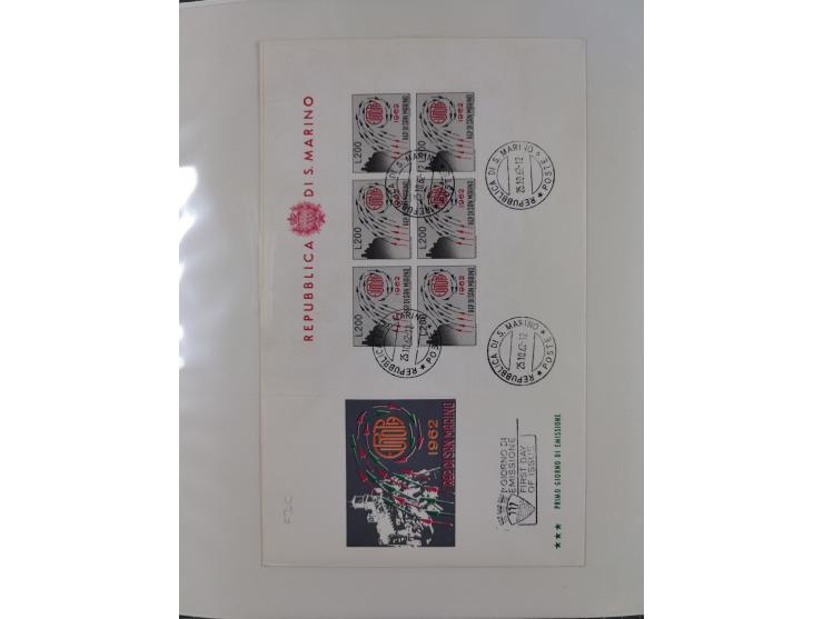 1949/79, postfrische und zusätzlich gestempelte Sammlung, in den Hauptnummern komplett, einschließlich Vor- und Mitläufern, d