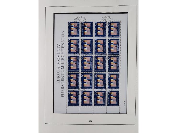 1949/79, postfrische und zusätzlich gestempelte Sammlung, in den Hauptnummern komplett, einschließlich Vor- und Mitläufern, d