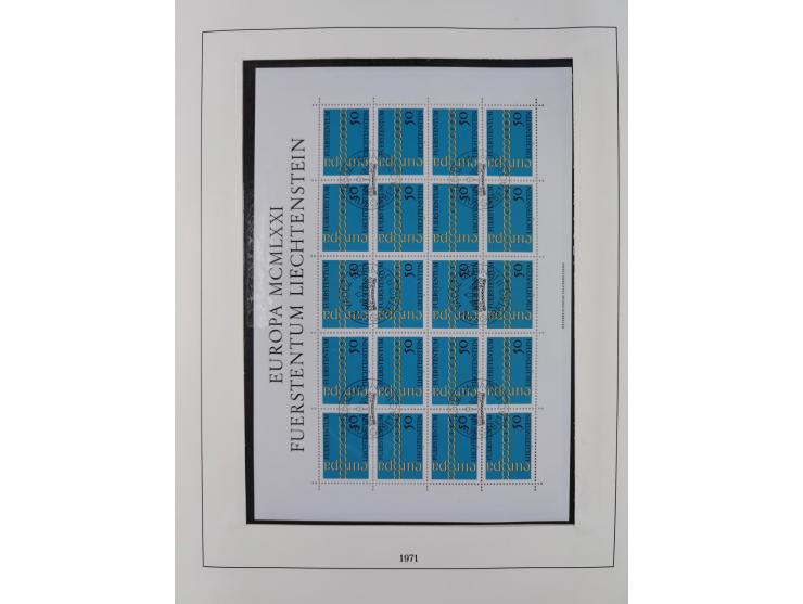 1949/79, postfrische und zusätzlich gestempelte Sammlung, in den Hauptnummern komplett, einschließlich Vor- und Mitläufern, d