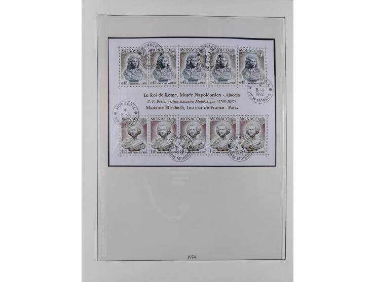 1949/79, postfrische und zusätzlich gestempelte Sammlung, in den Hauptnummern komplett, einschließlich Vor- und Mitläufern, d