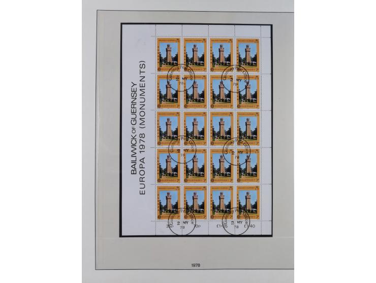 1949/79, postfrische und zusätzlich gestempelte Sammlung, in den Hauptnummern komplett, einschließlich Vor- und Mitläufern, d