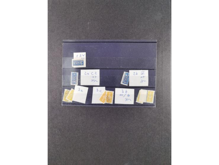 1948/56, postfrische, ungebrauchte und gestempelte alte Sammlung; etliche hundert Werte, alles ausführlich beschriftet, dabei