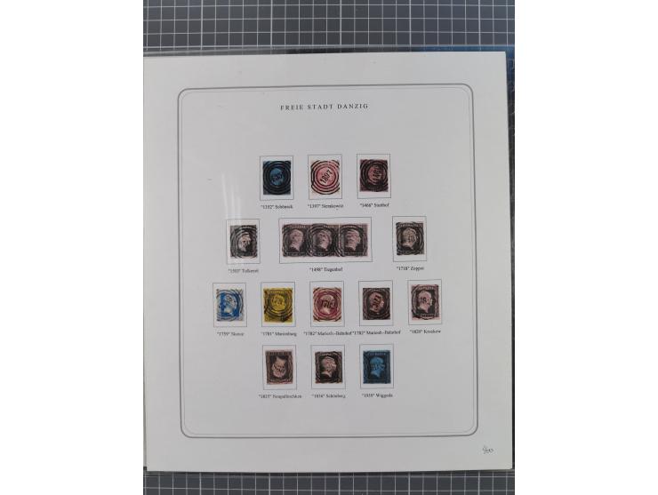 1840/1920, kleine Sammlung Vorläufer, dabei Preußen-Nr.-Stempel "421" FRANKENFELDE, "1503" TOLKEMIT und "1939 "WIGGODA"