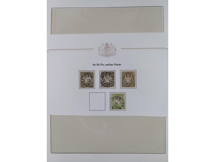 1900/45, reichhaltige gestempelte Sammlung, teils spezialisiert mit einigen Besonderheiten und Belegen, dabei u.a. Mi. 66, 30