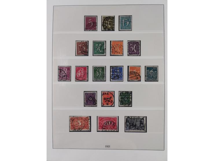 1900/45, reichhaltige gestempelte Sammlung, teils spezialisiert mit einigen Besonderheiten und Belegen, dabei u.a. Mi. 66, 30