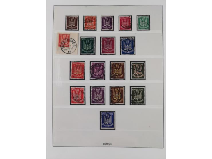 1900/45, reichhaltige gestempelte Sammlung, teils spezialisiert mit einigen Besonderheiten und Belegen, dabei u.a. Mi. 66, 30