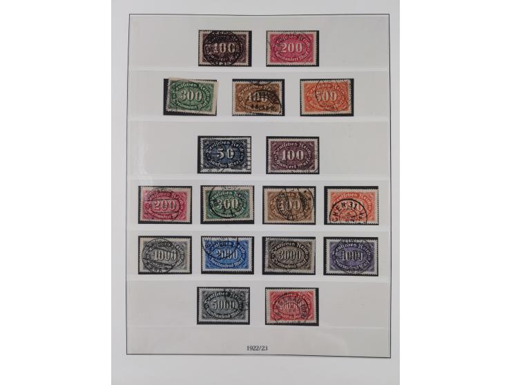 1900/45, reichhaltige gestempelte Sammlung, teils spezialisiert mit einigen Besonderheiten und Belegen, dabei u.a. Mi. 66, 30