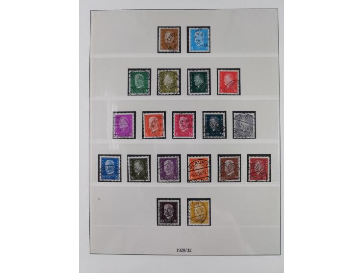 1900/45, reichhaltige gestempelte Sammlung, teils spezialisiert mit einigen Besonderheiten und Belegen, dabei u.a. Mi. 66, 30