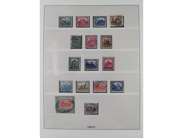 1900/45, reichhaltige gestempelte Sammlung, teils spezialisiert mit einigen Besonderheiten und Belegen, dabei u.a. Mi. 66, 30