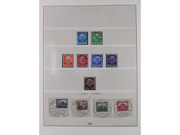 1900/45, reichhaltige gestempelte Sammlung, teils spezialisiert mit einigen Besonderheiten und Belegen, dabei u.a. Mi. 66, 30