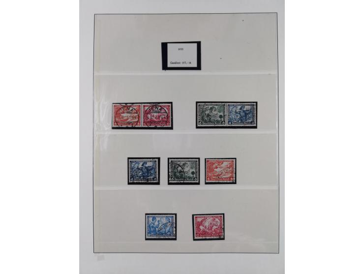 1900/45, reichhaltige gestempelte Sammlung, teils spezialisiert mit einigen Besonderheiten und Belegen, dabei u.a. Mi. 66, 30