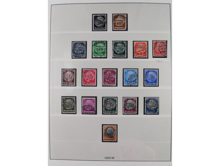 1900/45, reichhaltige gestempelte Sammlung, teils spezialisiert mit einigen Besonderheiten und Belegen, dabei u.a. Mi. 66, 30